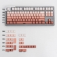 Rouge Full PBT Gradient Red Dip-dye Keycaps Set Doubleshot Backlit OEM Profile for Cherry MX Mechanical Keyboard